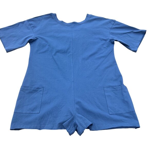 Ugerlov V-Neck Short Sleeve Cotton Romper XS – Relaxed Fit with Pockets - Picture 13 of 16